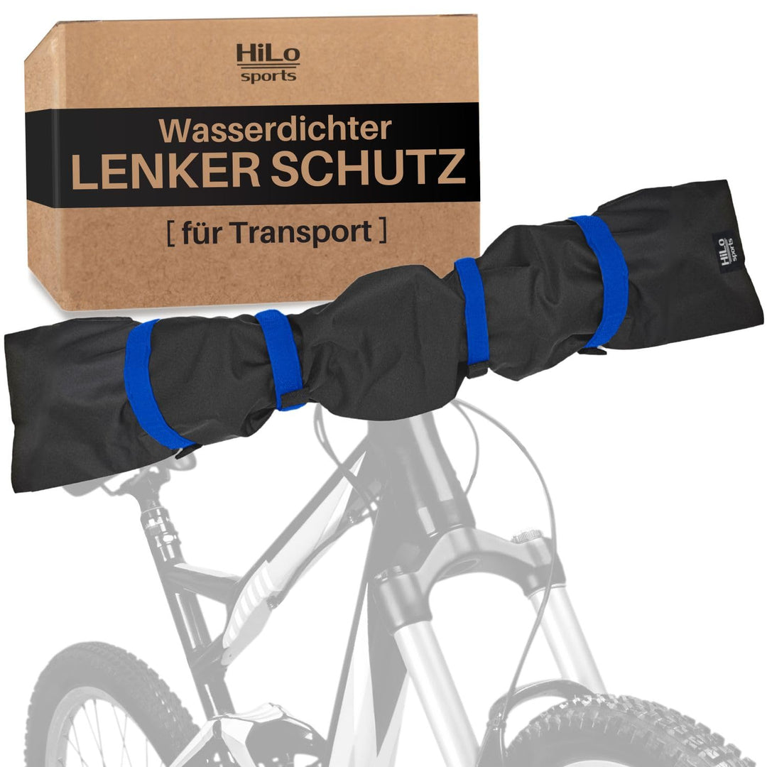 HiLo sports Lenkerschutzhülle E-Bike wasserdicht - [Für alle Fahrradlenker] - Passt auch für grosse