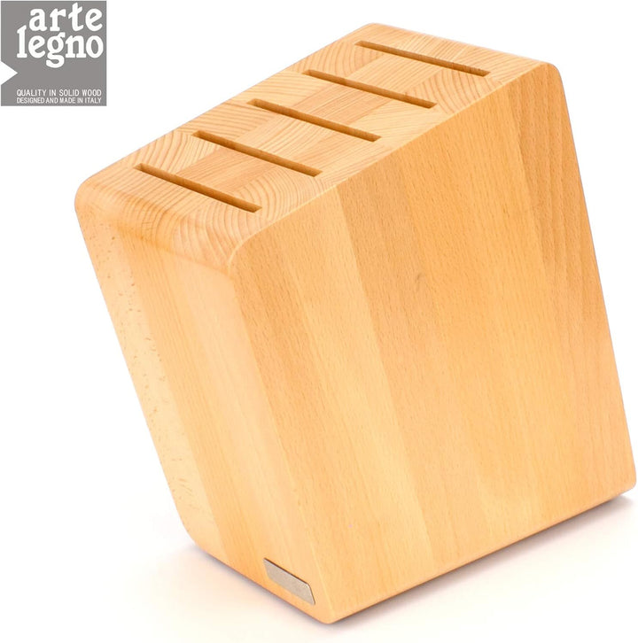 arte legno verona 41 - Messerblock Messerhalter - bis 11 Kochmesser - Klinge max. 25 cm - magnetisch