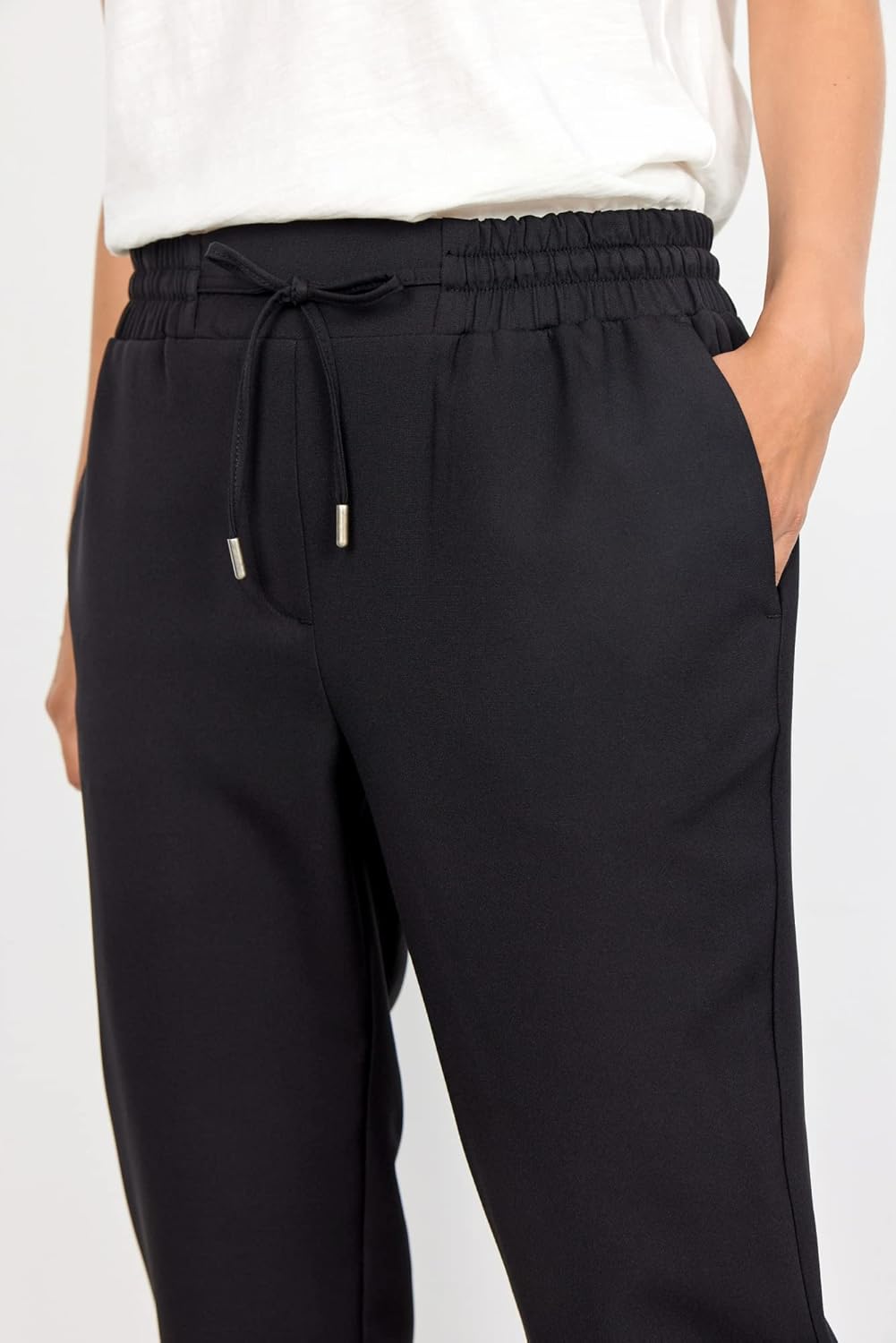 SOYACONCEPT Damen Sc-saya 1-b Casual Pants L ssige Hose, Schwarz, XXL EU