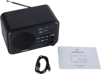 UNIVERSUM DAB Digitalradio, UKW Radio, mit Bluetooth, Kopfhörerausgang und Akku DR 300-20