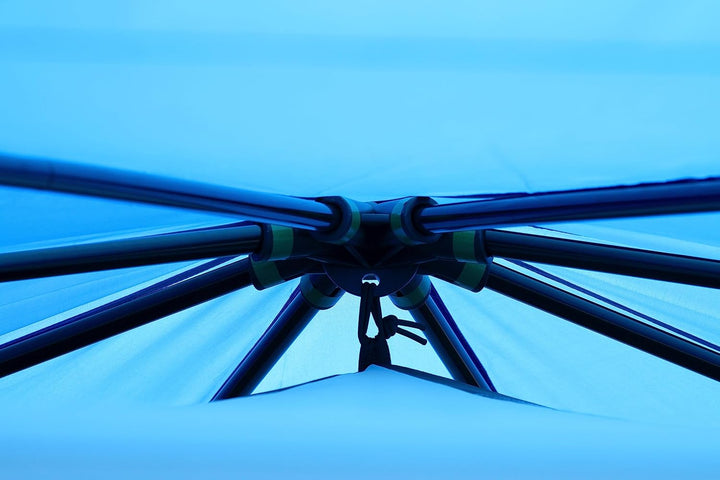 Coleman Octagon mit grossen Fenstern, mit 360° Rundumblick, stabile Stahlstangenkonstruktion, Vollst