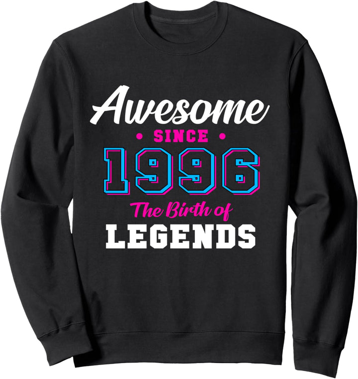 25. Geburtstagsgeschenk Awesome since 1996 25 Jahren Sweatshirt