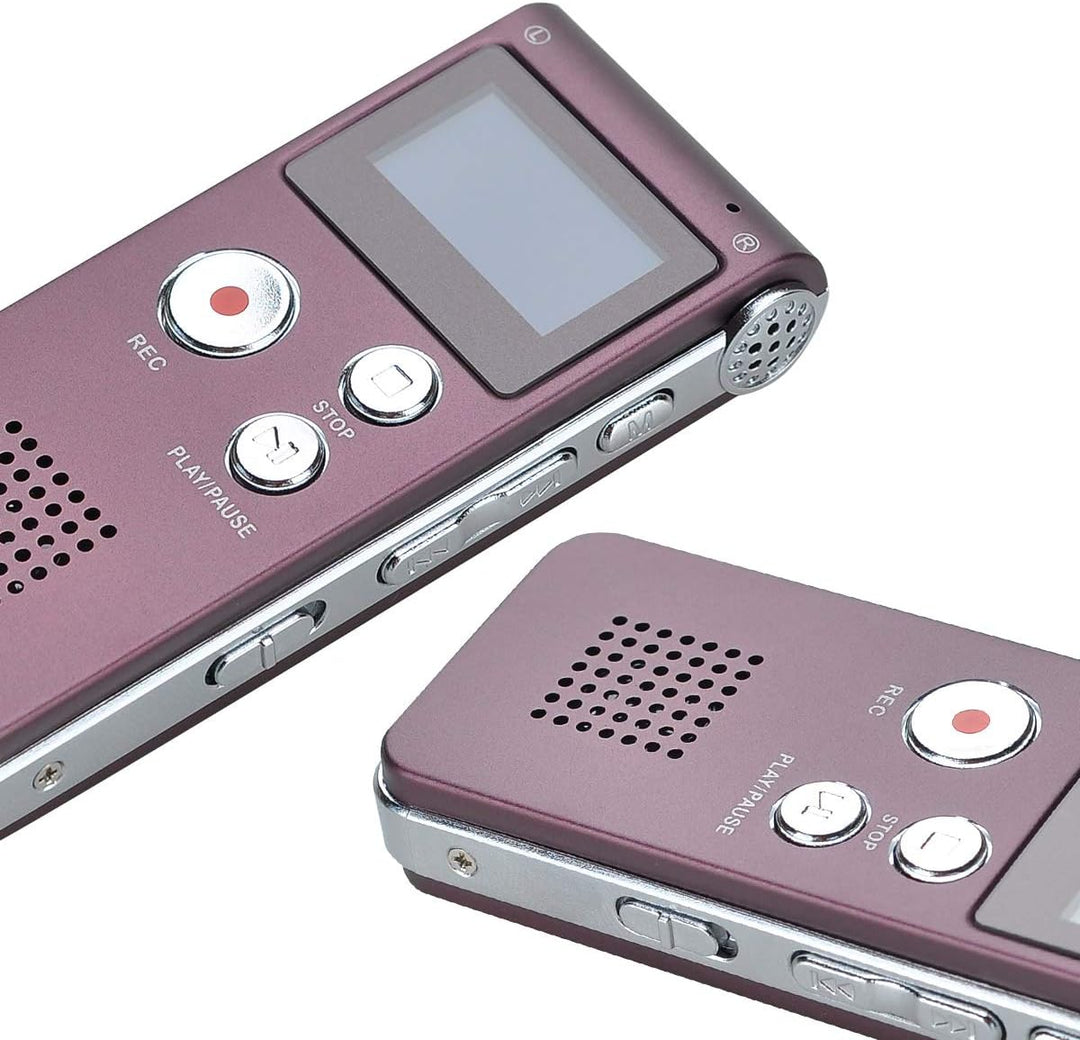 Digitales Diktiergerät,COVVY 8GB Audio Aufnahmegerät,Digitaler Voice Recorder mit Spracherkennung fü