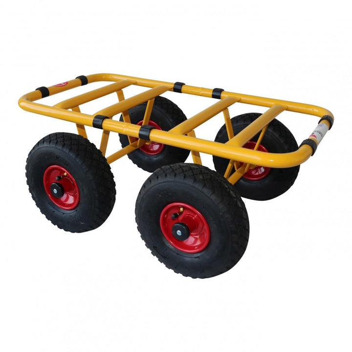 Ravendo Plattenwagen Transportwagen Dolly 4 Rad 300 Kg TD 300-4W Schwerlast Lasten Karre Transportka