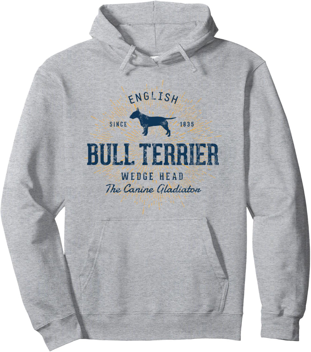 Retro Vintage Bullterrier Pullover Hoodie