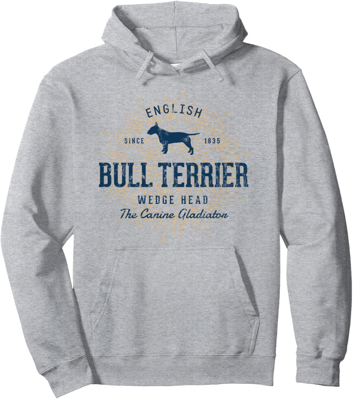 Retro Vintage Bullterrier Pullover Hoodie