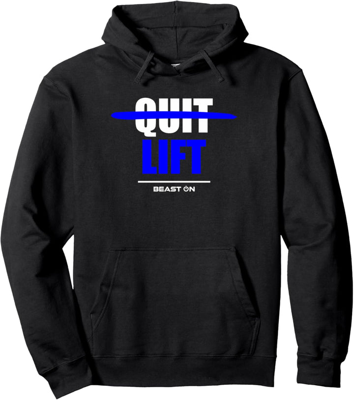 Hören Sie nicht auf, Lifting, Fitnessstudio, Bodybuilding, Motivation Pullover Hoodie