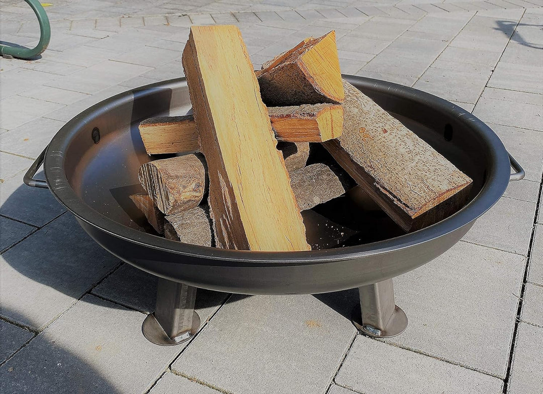 Czaja Stanzteile Feuerschale Kiel Ø 60 cm - mit verstärktem Rand - Feuerschalen für den Garten, Terr