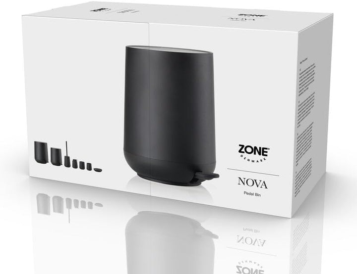 Zone Denmark Nova Mülleimer fürs Bad, Kosmetikeimer, Abfalleimer fürs Badezimmer, Durchm. 20,5 cm, H