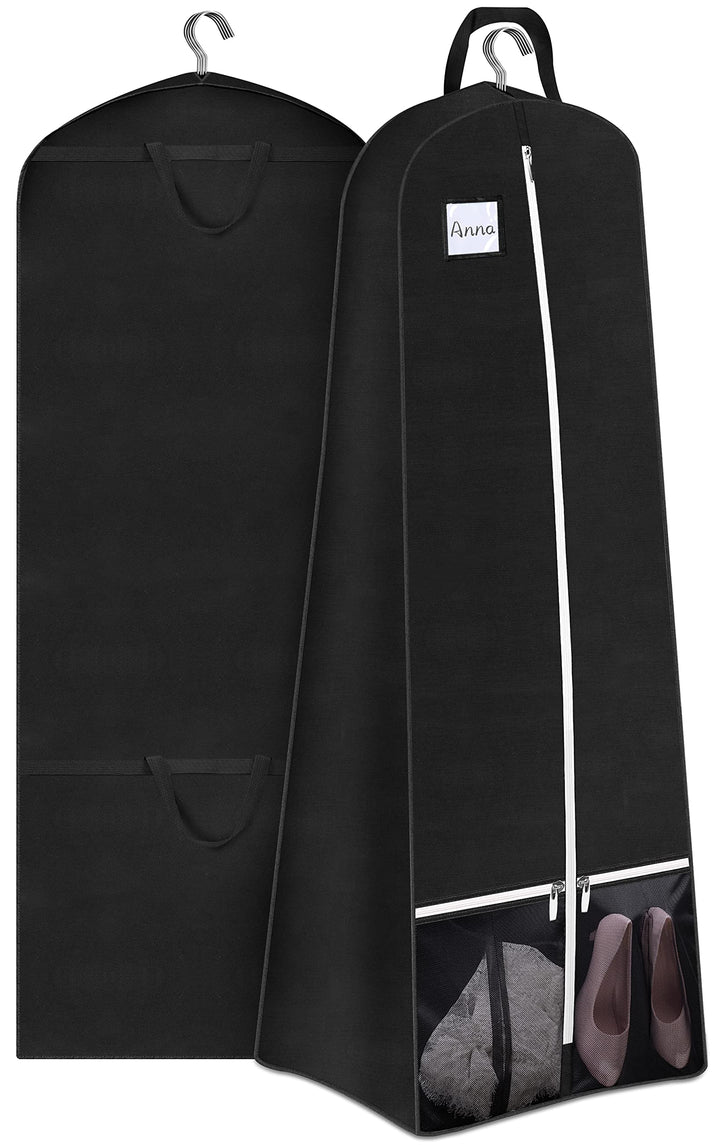 SLEEPING LAMB Kleidersack für Brautkleider, Kleidersack, 183 cm, mit Zwickel, Schuhtaschen, Reise-Kl