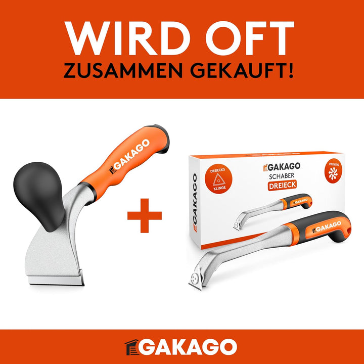 Kraft-Schaber - Hochwertige 65mm Ziehklinge aus langlebigen Wolframcarbid - Ergonomisch & rutschfest