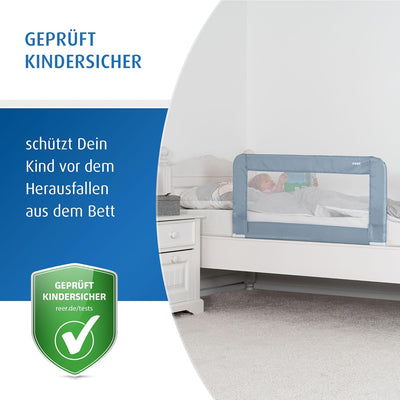 Reer Sleep'n Keep, Fallschutz für Babybetten, 100 cm Länge für Betten mit einer Länge von 150-180 cm