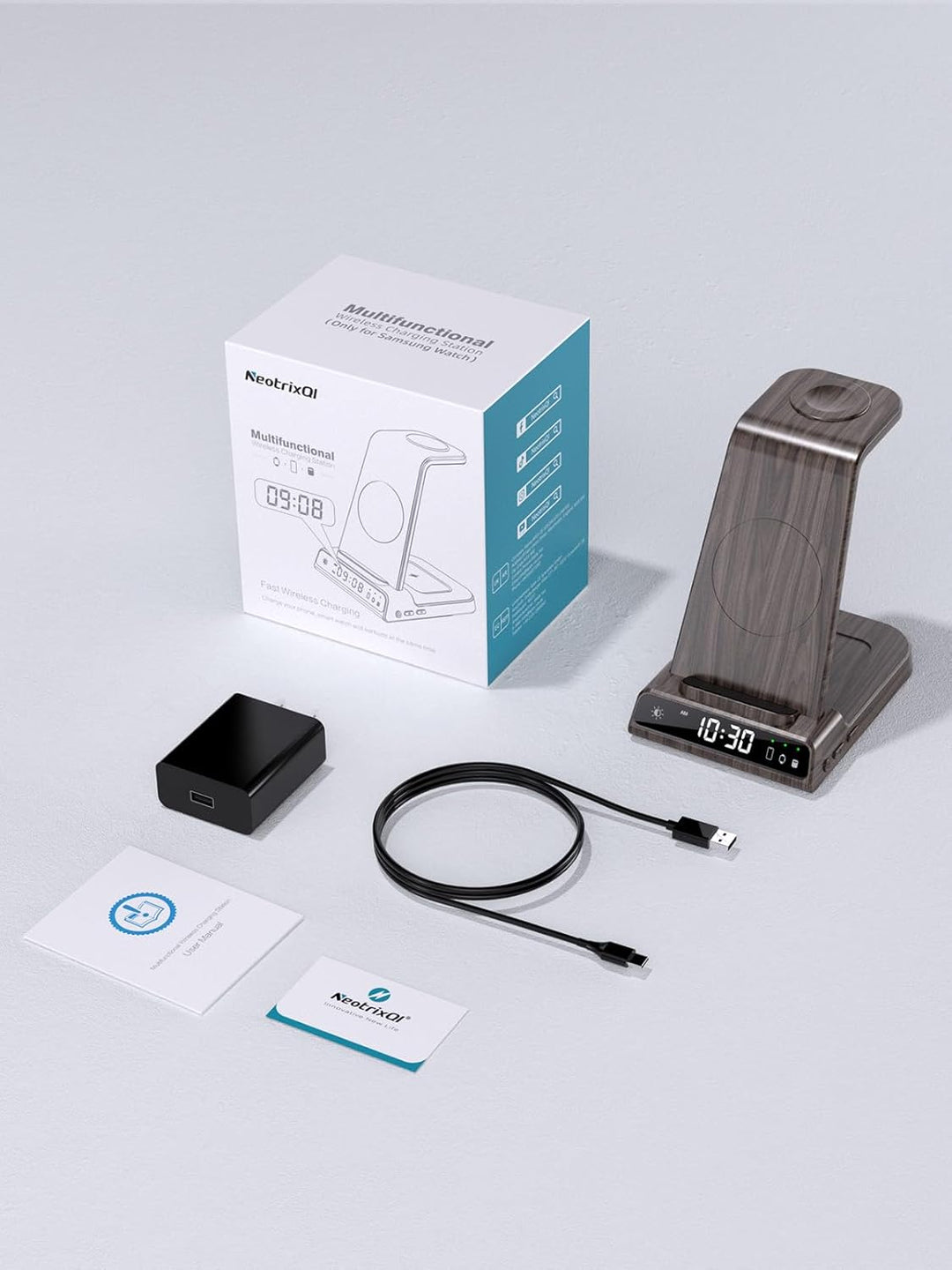 Wireless Charger für Samsung Galaxy S23 Ultra, Induktive ladestation für Samsung Watch 6, 3 in 1 lad