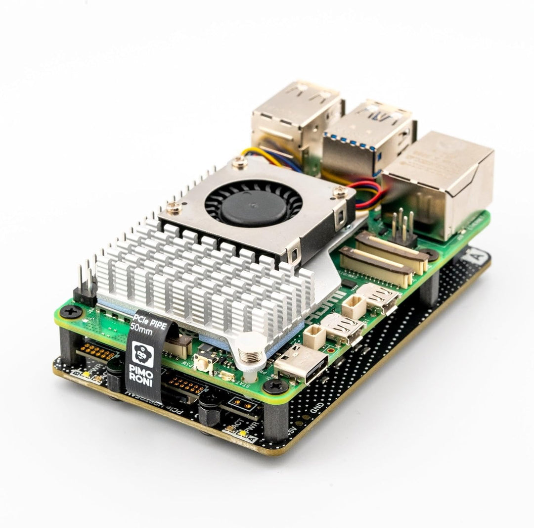 Pimoroni NVMe Base Duo Speichererweiterung für Raspberry Pi 5, 2X M-Key Slot, PCIe Gen 2 Switch