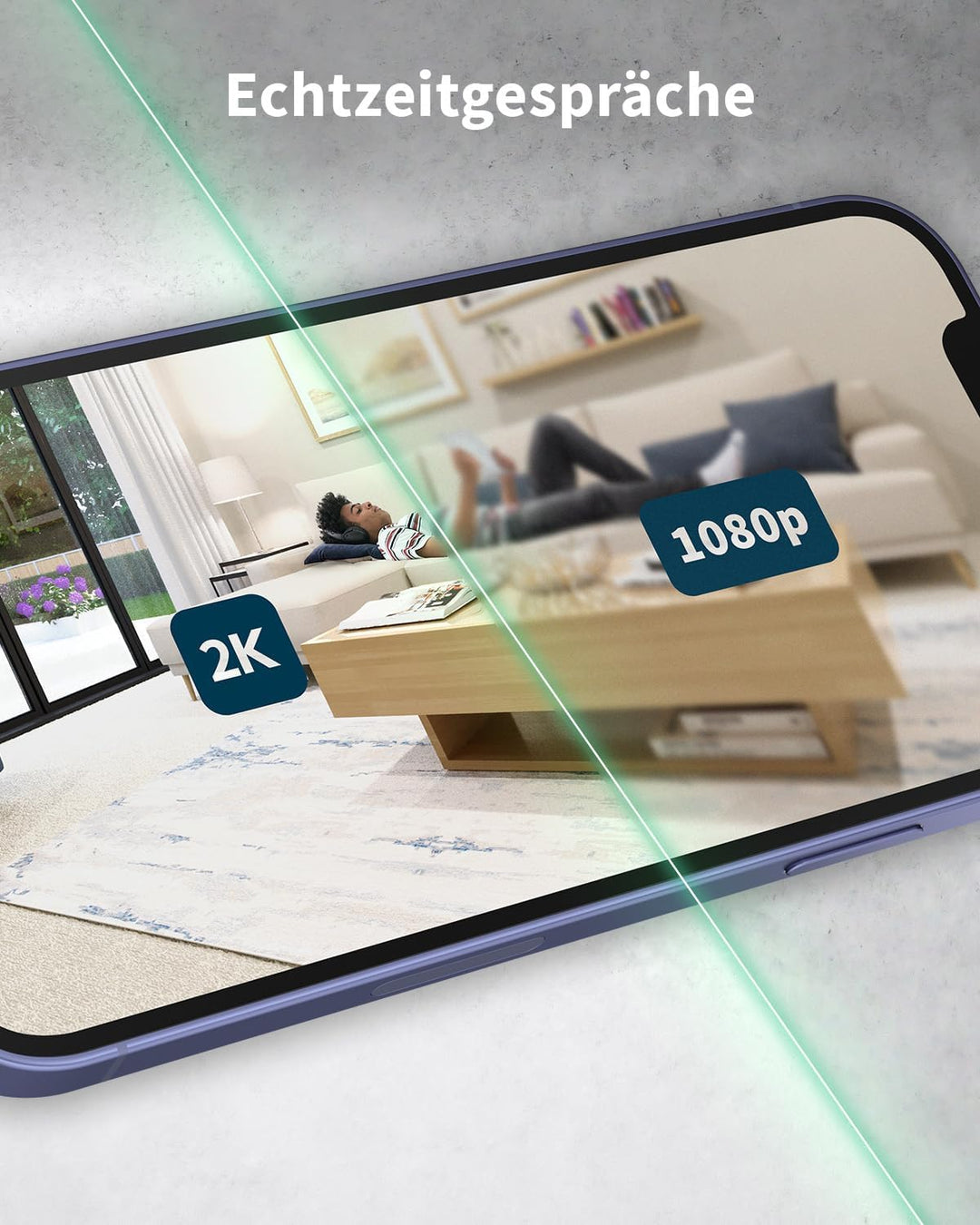 Arlo Indoor Überwachungskamera Innen, 2er Set, HD Video, 2-Wege-Audio, Bewegungsmelder, Kabelgebunde
