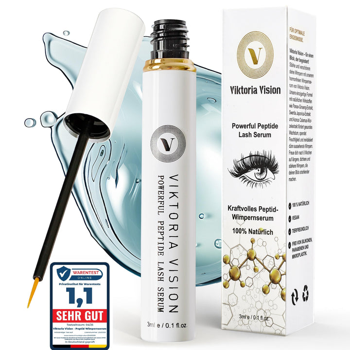 Viktoria Vision Powerfull Peptide Lash Serum – Extrem lange Wimpern in 5 Wochen, Wimpernserum, Wimpe