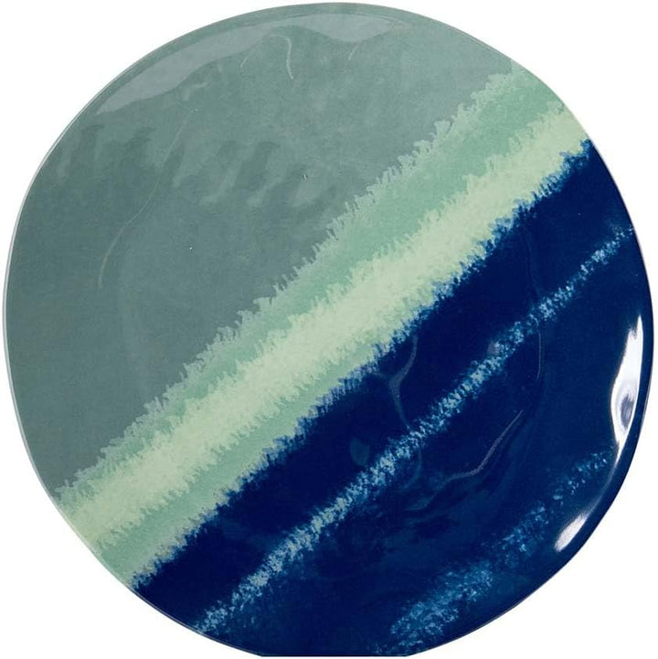 Bo-Camp - Geschirr - Halo - Blau/Grün - 12 Stück