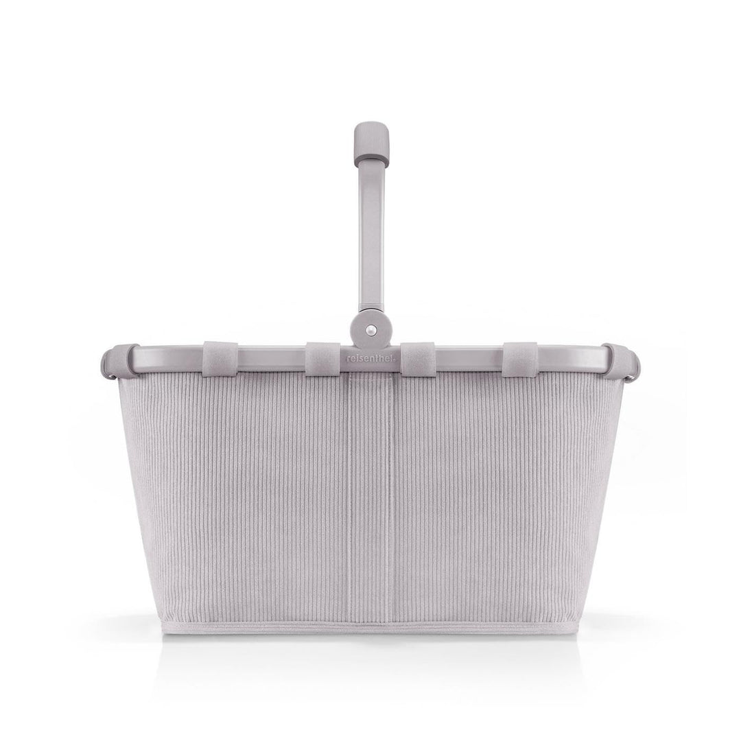 reisenthel carrybag Cord Grey – Stabiler Einkaufskorb mit viel Stauraum und praktischer Innentasche