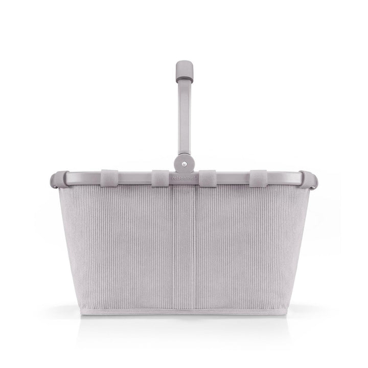 reisenthel carrybag Cord Grey – Stabiler Einkaufskorb mit viel Stauraum und praktischer Innentasche