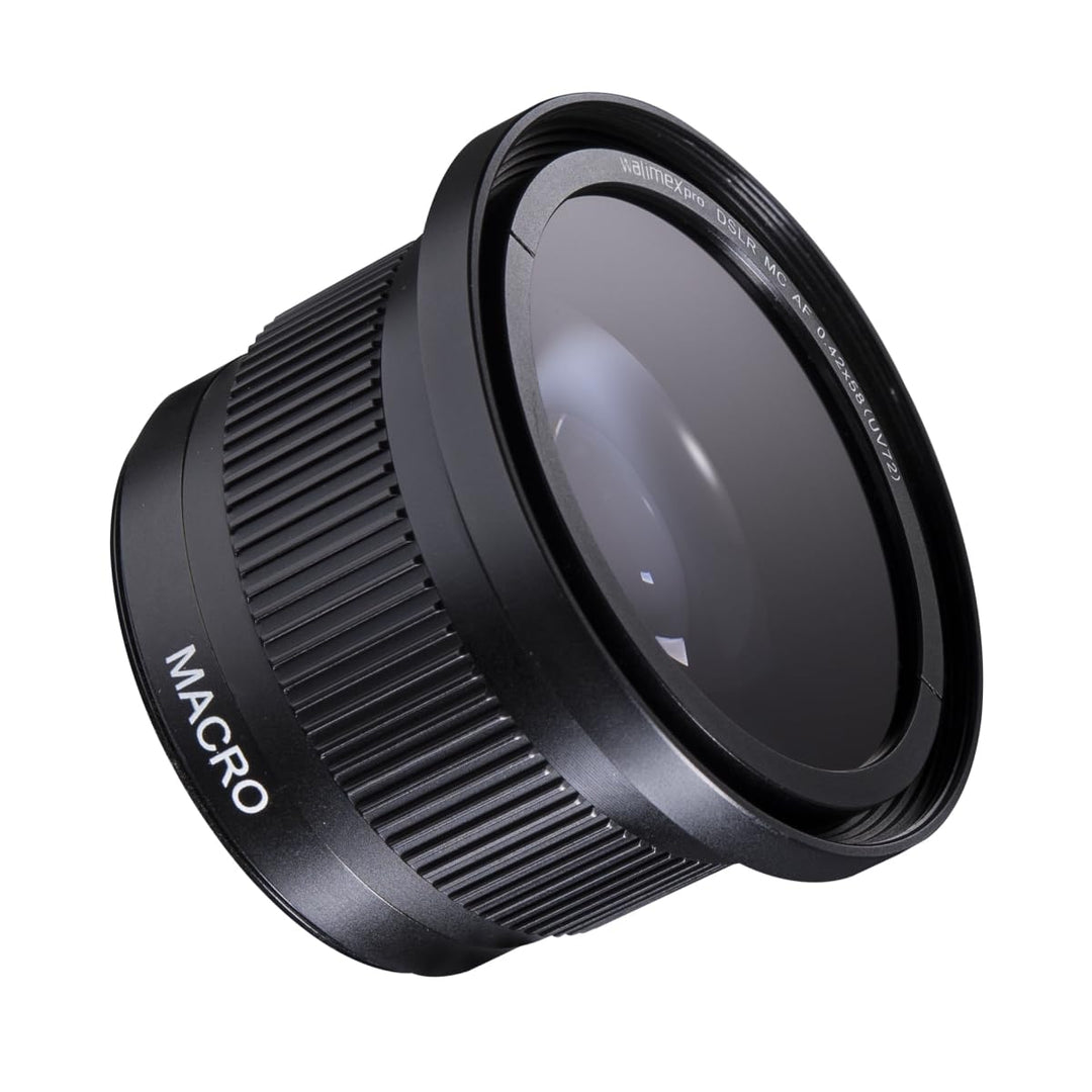 Walimex Pro Makro-Fish Eye Vorsatzlinse 0.42x58, 0.42