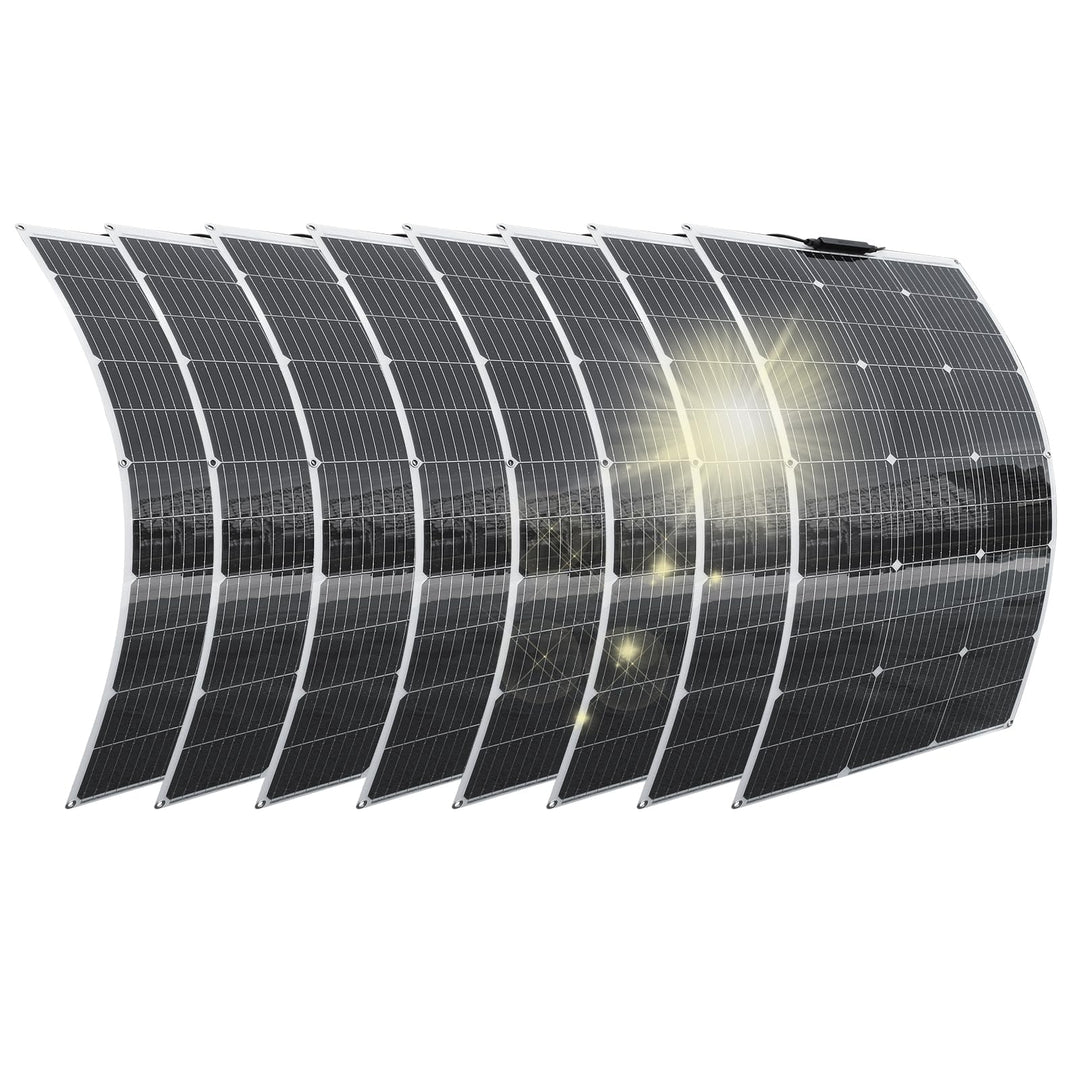 800W 12V (8 Stück 100W) Flexibel Solarpanel 18V Monokristalline Photovoltaik Solarmodule für Batteri