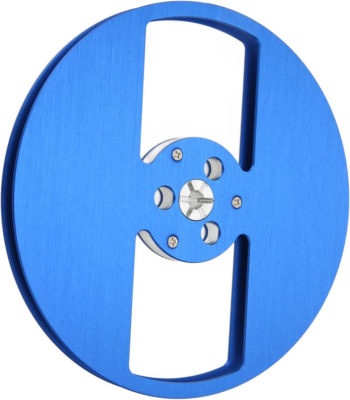 7-Zoll-Leerspule, Aluminiumlegierung, 2-Loch-Tonband-Leerspule, Ersatzteil, 184 G, für Nab-Flansch,