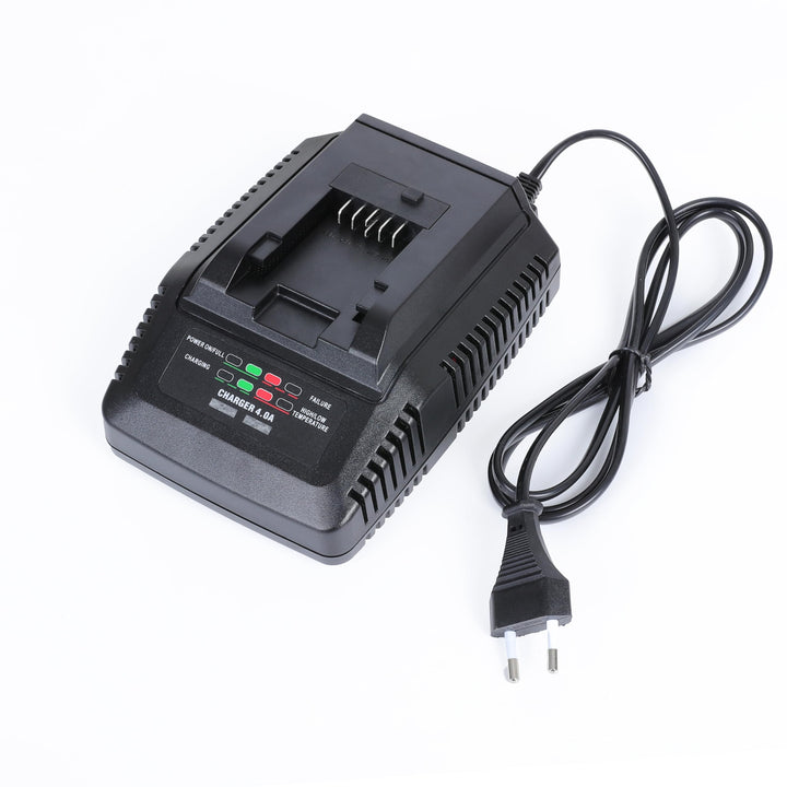 EIN 21V 4Amp Li-Ion Ladegerät kompatibel mit Ferrex20V40V Lithium-Ion Akku-Werkzeuge Gartengeräte