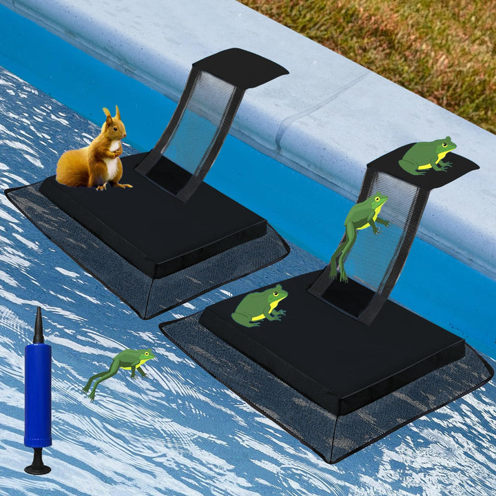 Omobolanle Tierrettende Fluchtrampe Schwimmhilfe für Schwimmbad Tierfluchtrampe Rettung Kleintiere b