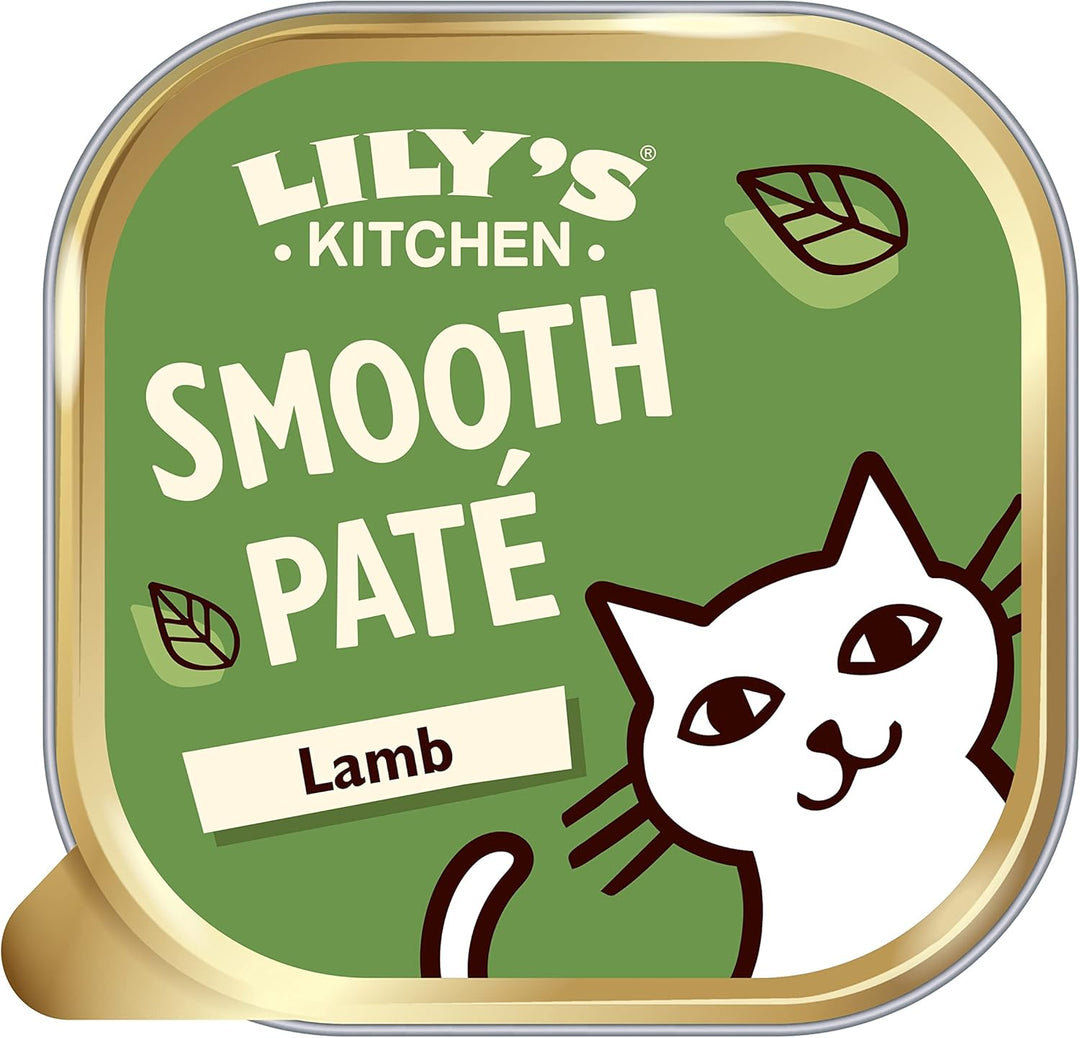 Lily’s Kitchen Premium Nass Katzenfutter für ausgewachsene Katzen 19 Schalen (19 x 85g) Lammfleisch-
