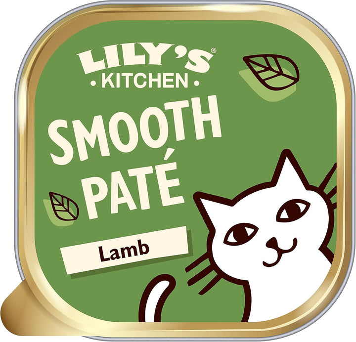 Lily’s Kitchen Premium Nass Katzenfutter für ausgewachsene Katzen 19 Schalen (19 x 85g) Lammfleisch-