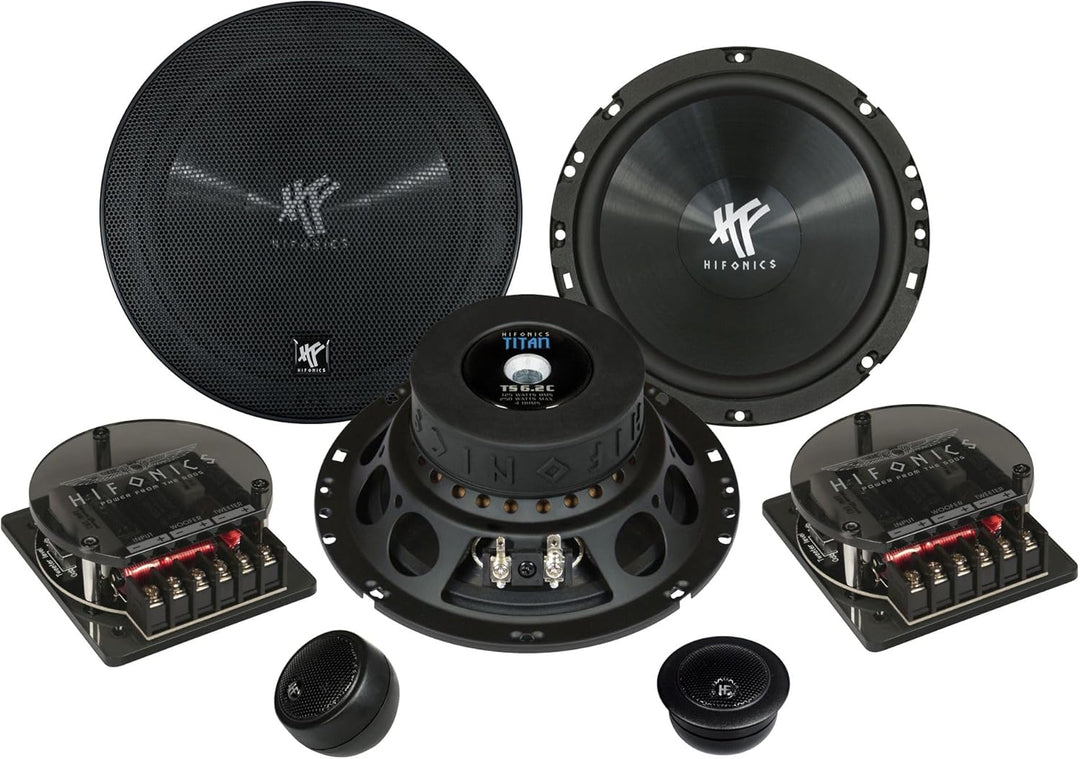 Hifonics TS6.2C Enceinte de Voiture 2-Voies 250 W - Enceintes de Voiture (2-Voies, 250 W, 125 W, 4 O