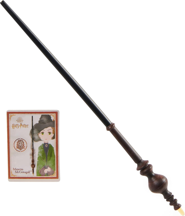 Wizarding World Harry Potter - Authentischer Minerva McGonagall Zauberstab aus Kunststoff mit Zauber