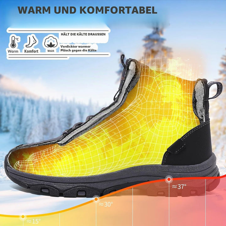 Littleplum Wanderschuhe Herren Trekkingschuhe Leicht Outdoorschuhe Wanderstiefel Herren Stiefel Wint