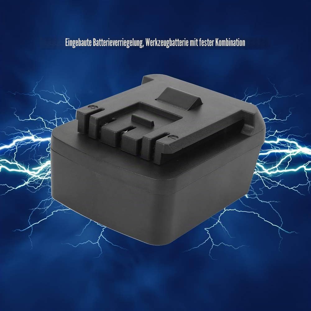 Adapter für Elektrowerkzeug für Milwaukee Li-Ion-Akku, 18 V, konvertiert in Bosch mit Ladung
