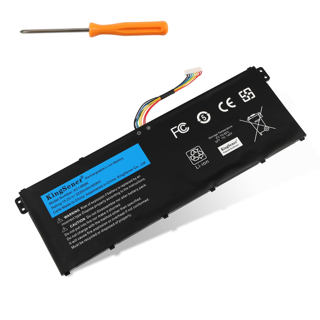KingSener AC14B8K Laptop Akku für Acer Aspire ES1-131 ES1-311 ES1-331 ES1-511 ES1-512 E5-771 R3-131T