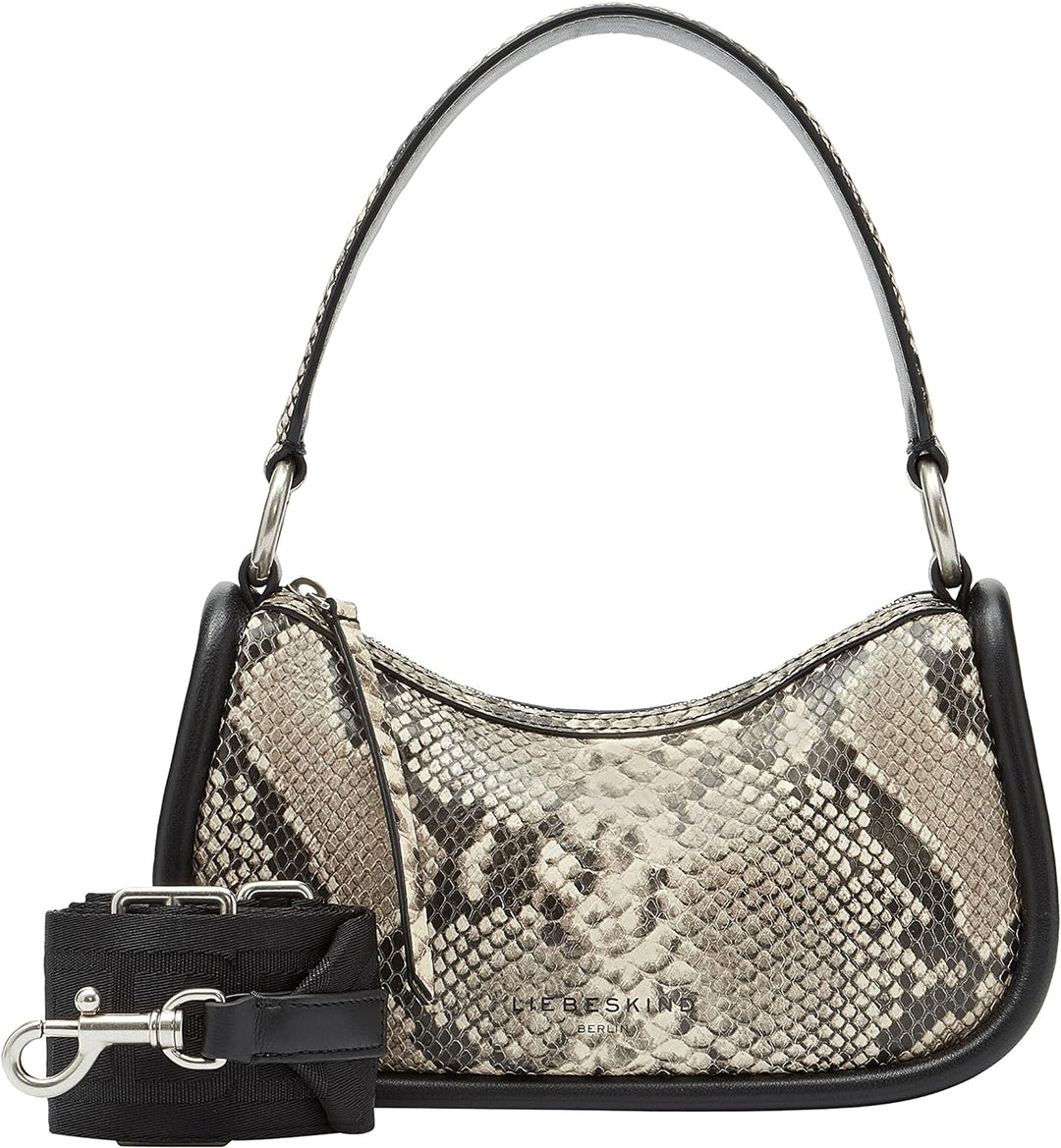 Liebeskind Berlin FAB 2 SNAKE HOBO Schultertasche, Small (HxBxT 15cm x 25.5cm x 6cm)