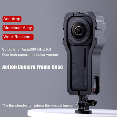 Action Camera Frame Case für Insta360 ONE RS 1 Zoll 360 Edition, Action Camera Zubehör-Schutzhülle a