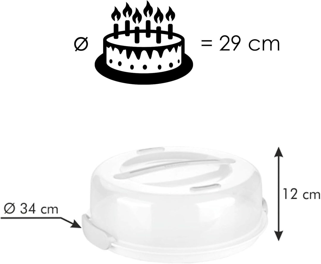 Tescoma Kühlung Tablett mit Low Deckel DELÍCIA Ø 34 cm