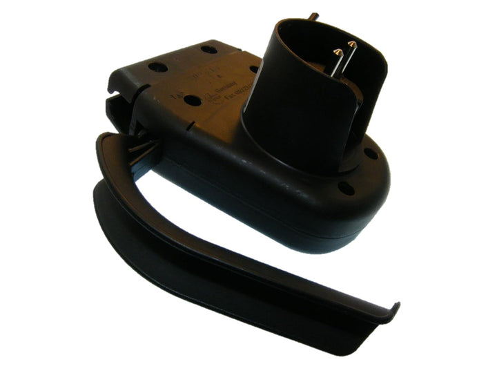 VORAGA Tripus Stecker-Schalter-Kombination für Rasenmäher, 250V~/16A/IP44, Einhand-Hebel, EIN-AUS, S