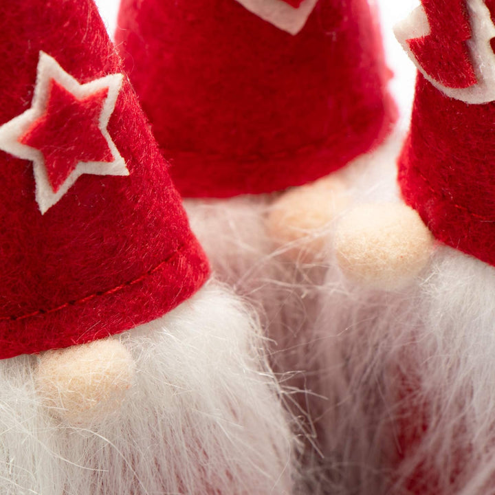 COM-FOUR® 12x Premium Weihnachtsmann-Anhänger 12cm - Deko für den Weihnachtsbaum, Christbaum-Figuren