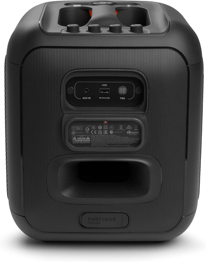JBL PartyBox Encore Essential Tragbarer Innen- und Aussen-Partylautsprecher mit integrierten Lichter