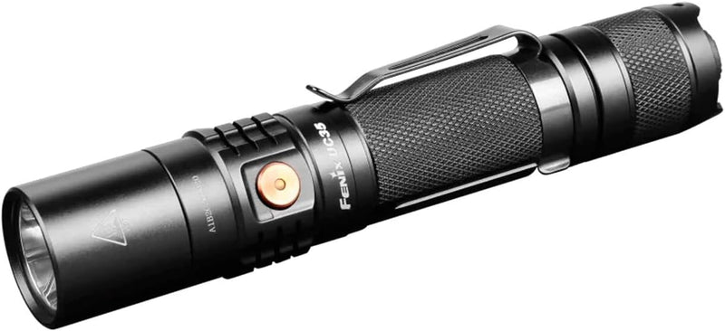 fenix 446 UC35 V 2 LED-Taschenlampe, Flashlight 1000 Lumen, Micro-USB, Schwarz