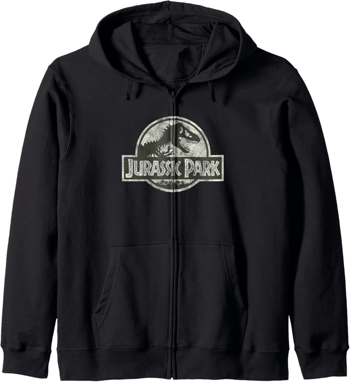 Jurassic Park Classic Retro Hidden Secret Logo Kapuzenjacke