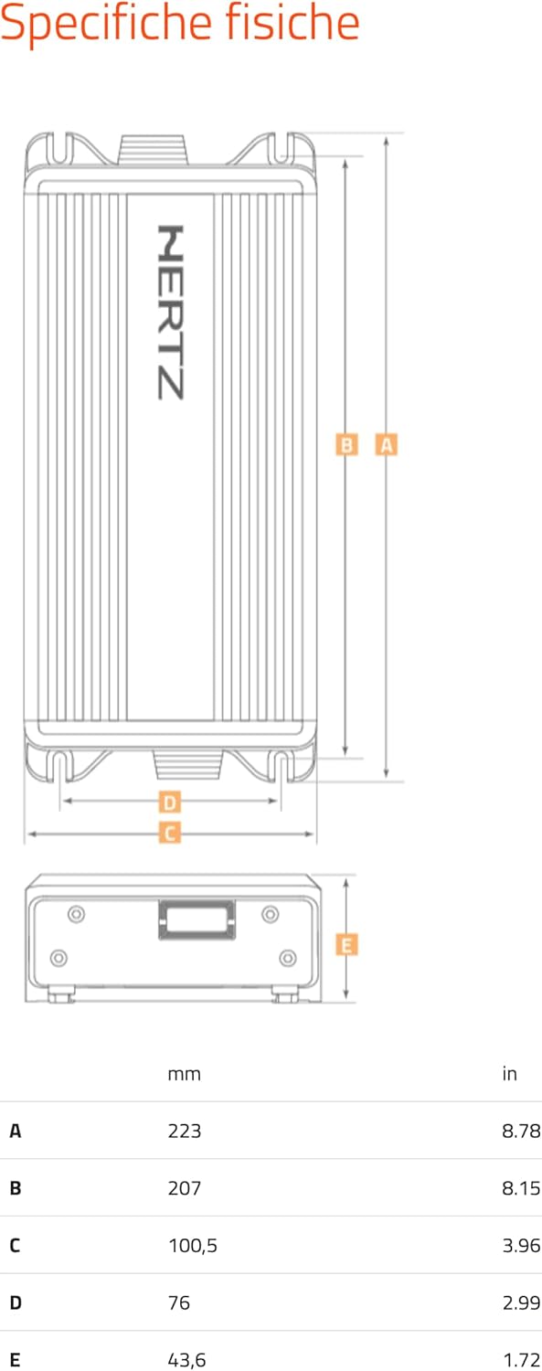 HERTZ HMP 1D Marine/Powersports Mono Verstärker