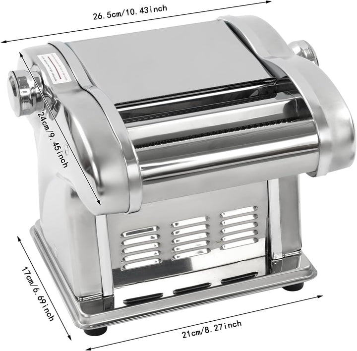 Electric Multifunctional Noodle Making Machine 135W 220V | Dough Rolling Machine mit 2/3 Blades 8-st