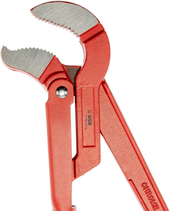 Eckrohrzange DIN 5234 | 45° abgewinkelt, S-Maul | CrV | No.811 | 3" | WGB