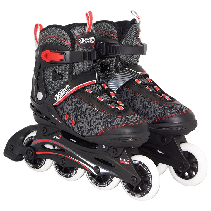 Best Sporting Inline Skates, Grösse verstellbar mit ABEC 7 Carbon Kugellager, Inliner für Teenager u