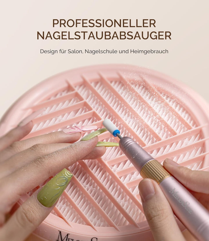 MelodySusie Staubabsaugung für Nägel, HPro Kompaktes Vakuum Professionell Nagelstaubsauger mit Filte