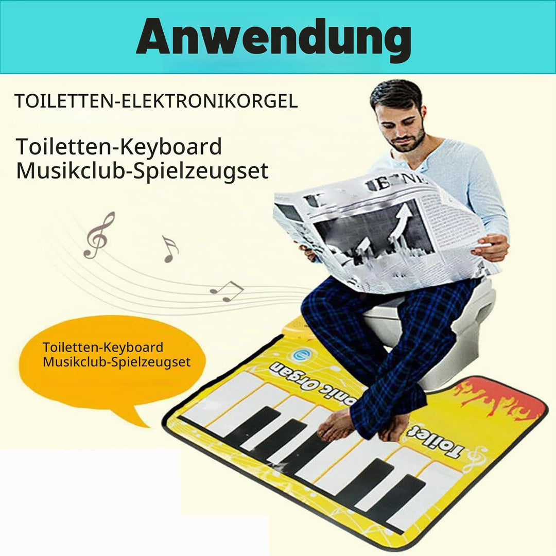 Toiletten Piano Matte, Toiletten Klavier Bodenmatte - Klavier Bodenmatte Mit Klavierklang, Toilet El
