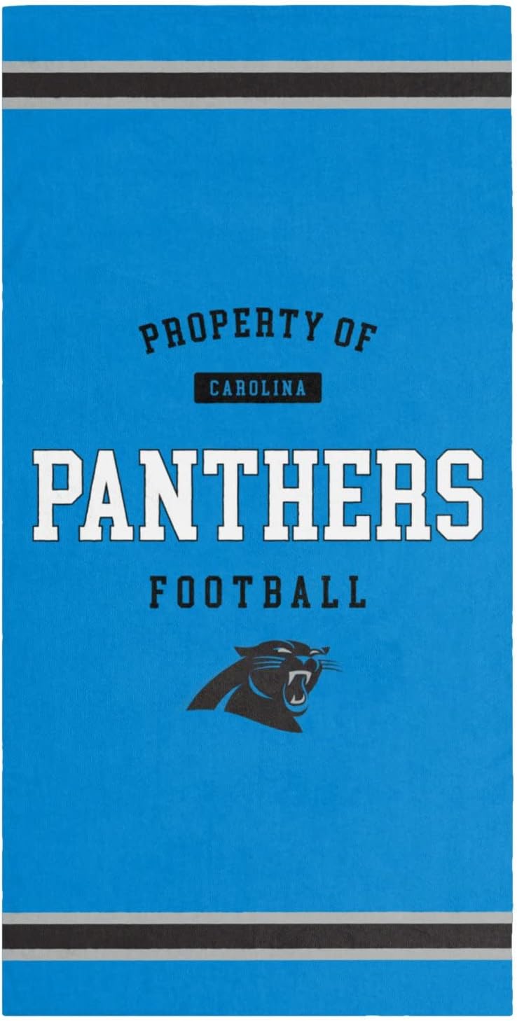FOCO NFL Strandtuch Property of Carolina Panthers Football